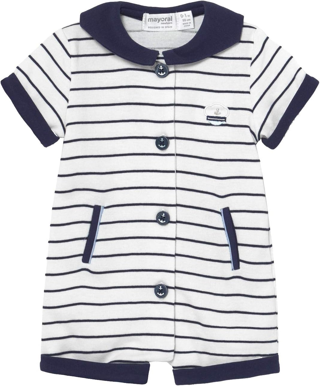 Mayoral Nany knit dungaree for Baby-Boys Navy