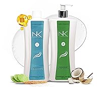 Vista 9 de NK Professional Care Tratamiento alisador de cabello con queratina, vegano, sin formaldehído, 2.0 fl oz, 4 onzas, cabello multicultural