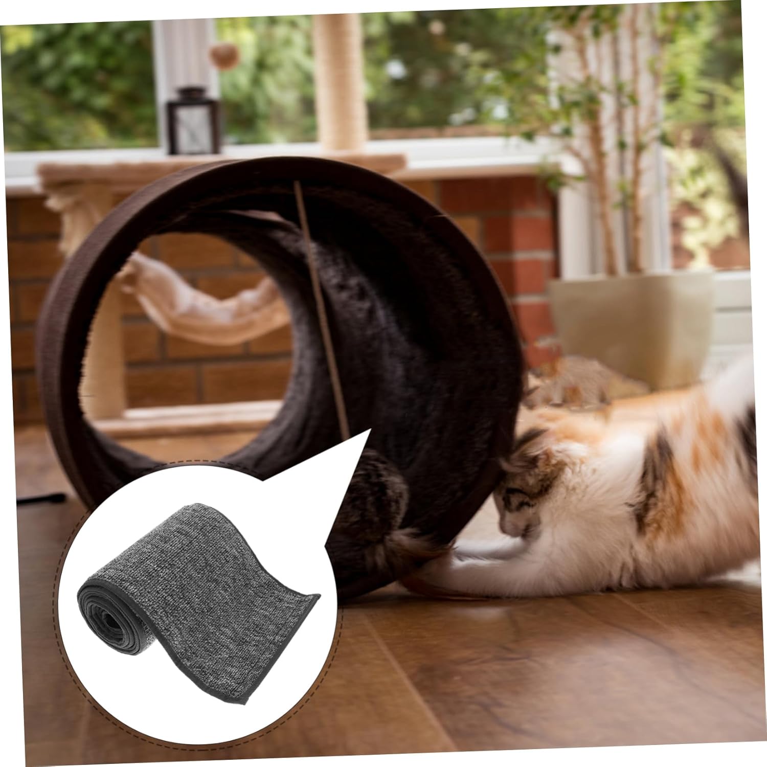 SUPVOX Cat Wheel Replacement Pad Soft Mat for Kitten Exercise Wheel Non- Thickened Design for Use for Indoor Cats and Pet Owners