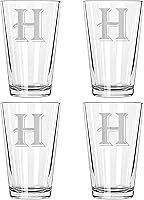 Vista 9 de Juego de 4 monogramas de copa de cerveza (M)