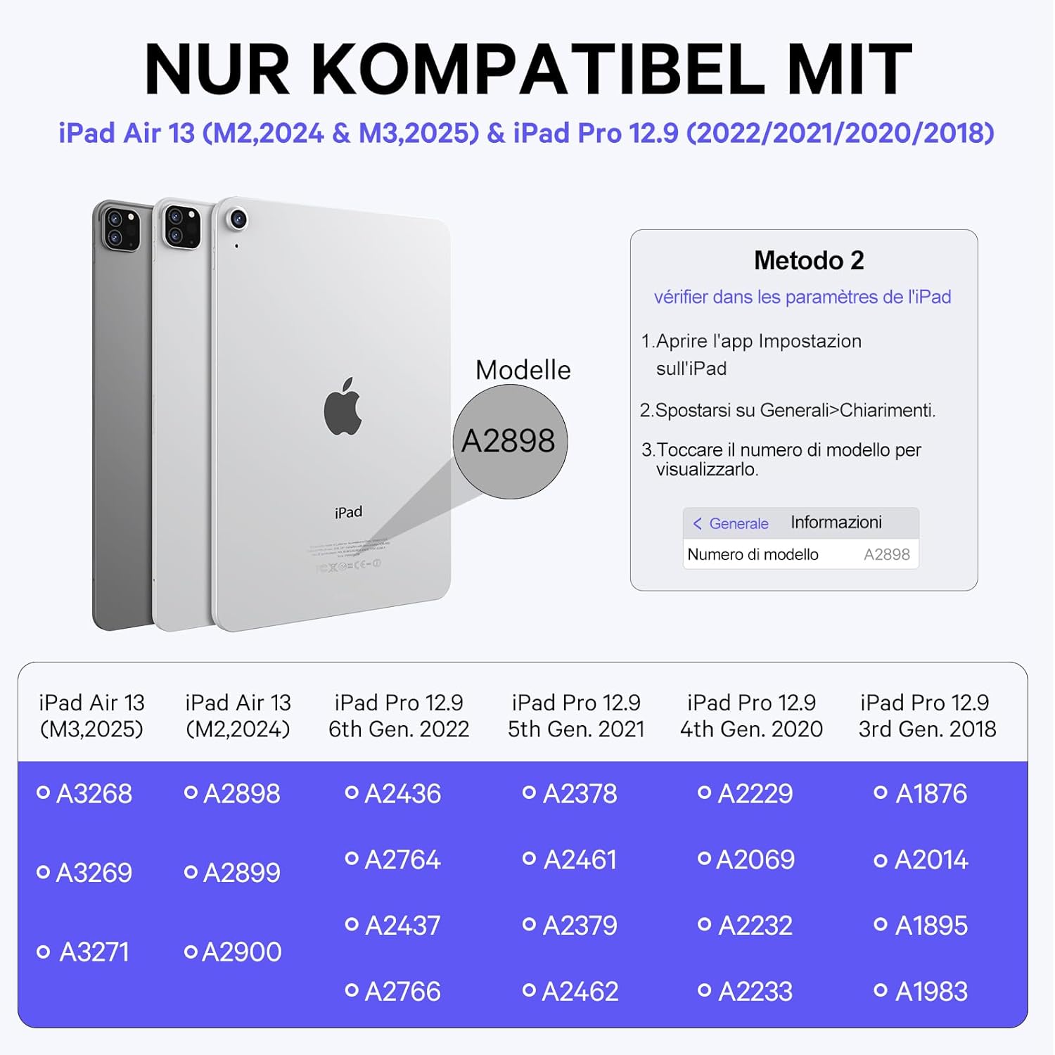 Earto Magnetic Floating Keyboard Case for iPad Air 13 (2024) and iPad ...