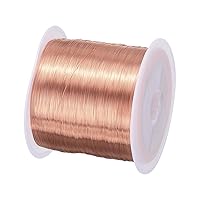 Vista 96 de MECCANIXITY - Alambre magnético de calibre 46 AWG - 0.04mm Hilo de cobre esmaltado - Bobina de alambre magnético de 14669 pies (4471m) - 50g Grado F