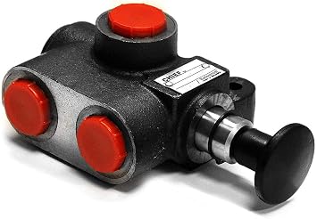 Chief Two-Position Selector Valve SV Series 30 GPM, 3000 PSI, SAE 12 Port Size, Steel Construction, Threaded Inlet, SAE Outlet, Includes Handle Part Number 220937