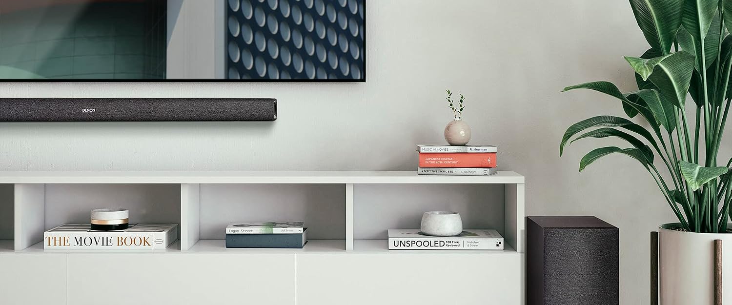 Саундбар Denon DHT-S416, чёрный, 900 × 54 × 83 мм/171 × 318 × 342 мм