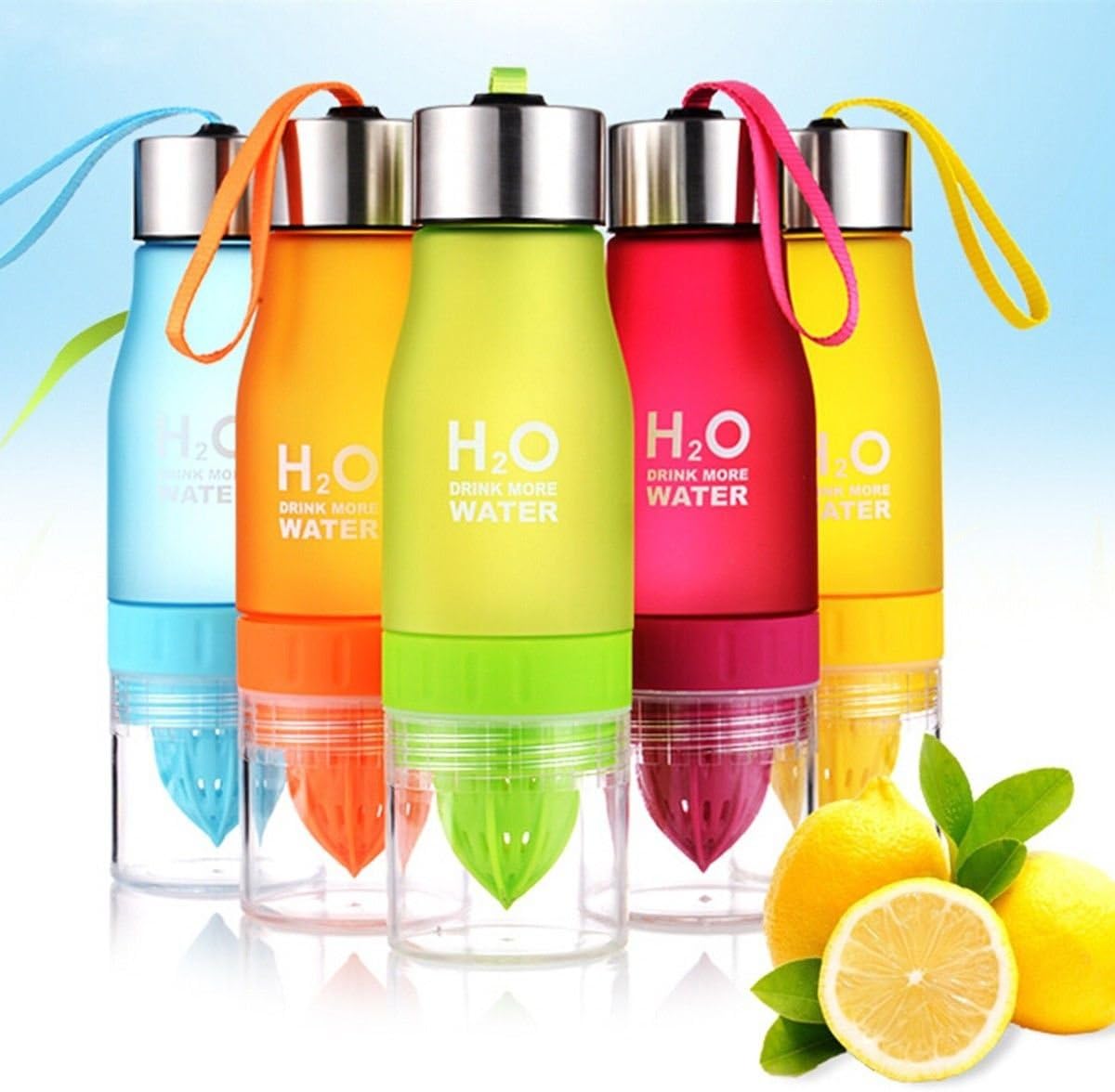 icase4u 800ML Fruit Fuzer Infusing Infuser Water Bottle Sport Health Juice Maker