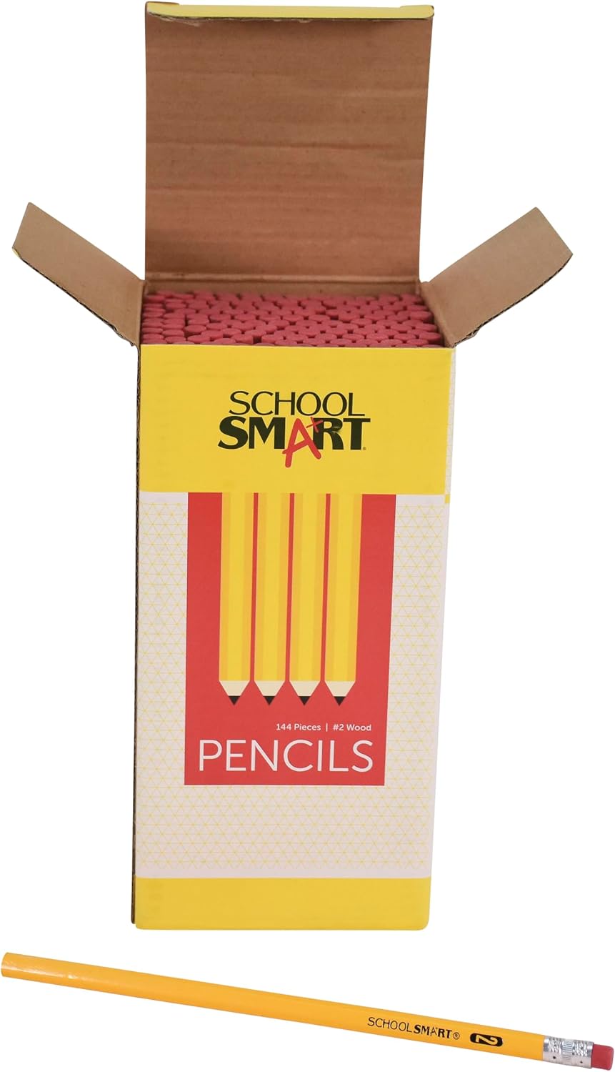 School Smart - 84808 Hexagonal Pencil, Number 2, Pack of 144