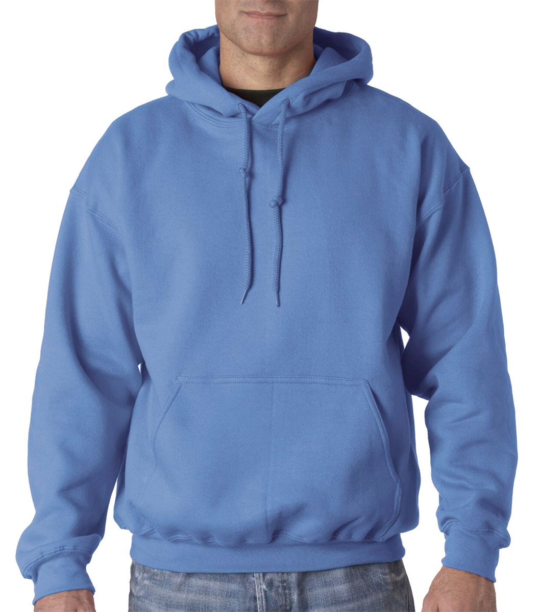 Gildan Heavyweight DryBlend Adult Unisex Hooded Sweatshirt Top / Hoodie (13 Colours) (L) (Carolina Blue)
