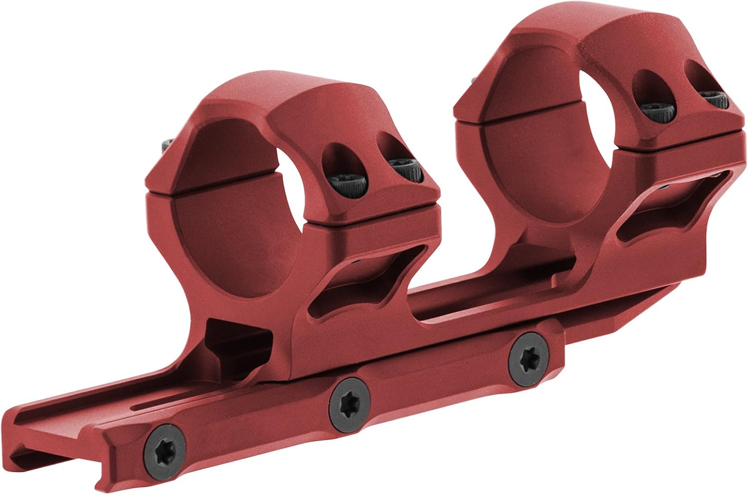 UTG ACCU-SYNC™ 30mm Medium Pro. 34mm Offset Pic. Rings, Red