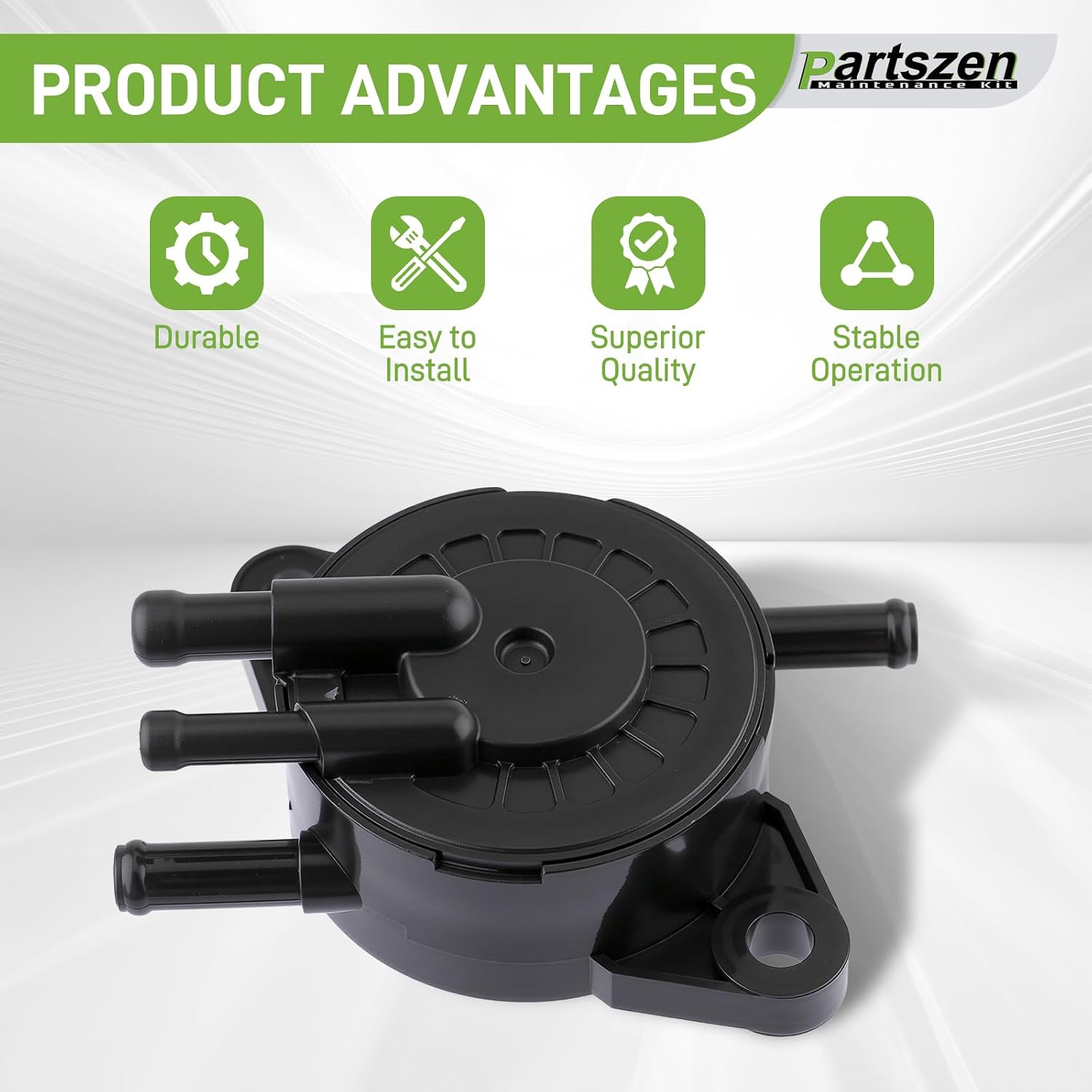 16700-Z6L-003 Fuel Pump for Honda GX630 GX630R GX630RH GX660 GX660R GX660RH GX690 GX690R GX690RH GXV630R GXV630RH GXV690R GXV690RH EB10000AH EB10000 RZT-L42 Replace for Stens 520-012