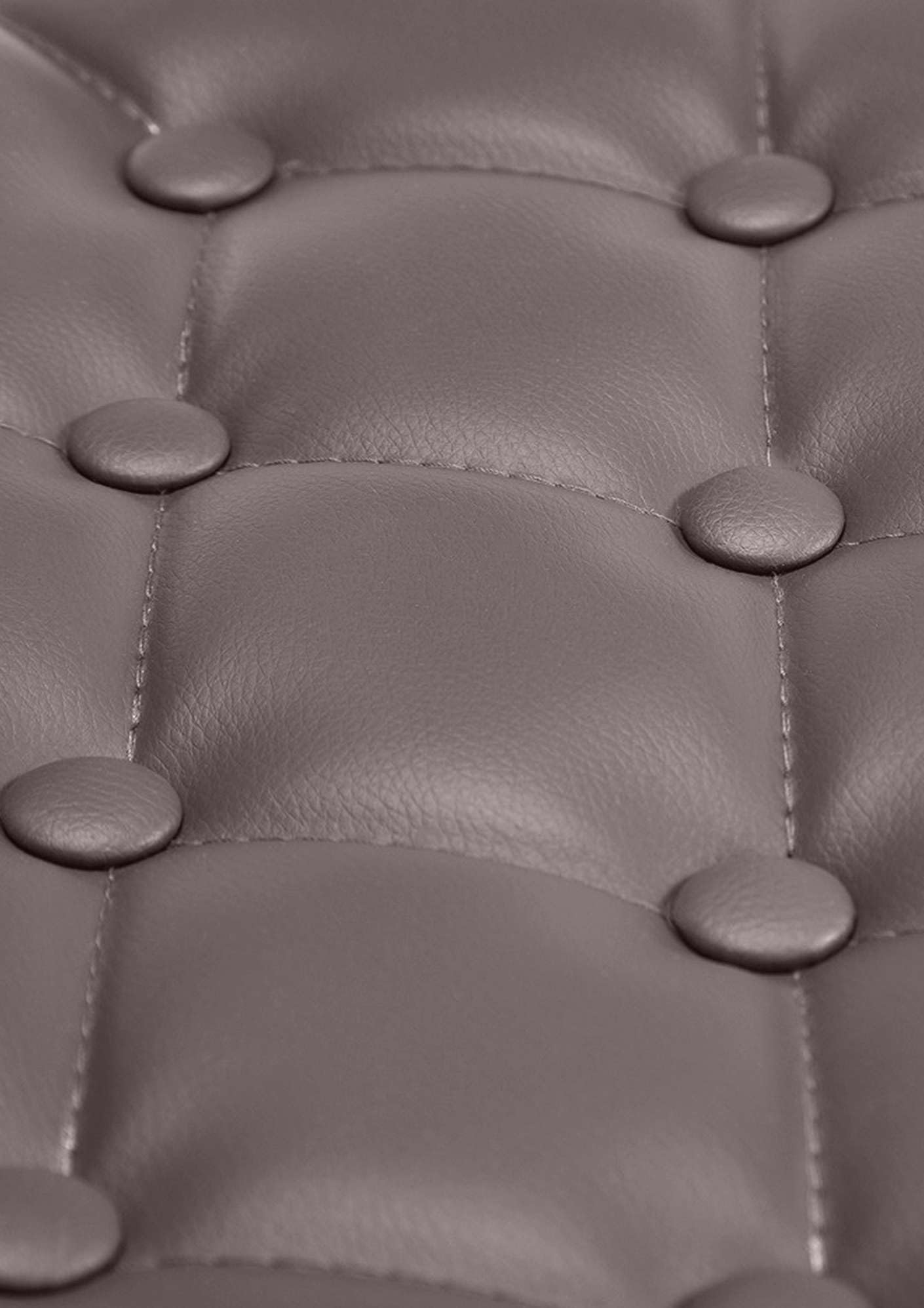 CLP Lounger Dublin Kunstleder-Bezug I Polsterstuhl Höhenverstellbar Und Drehbar, Farbe:braun