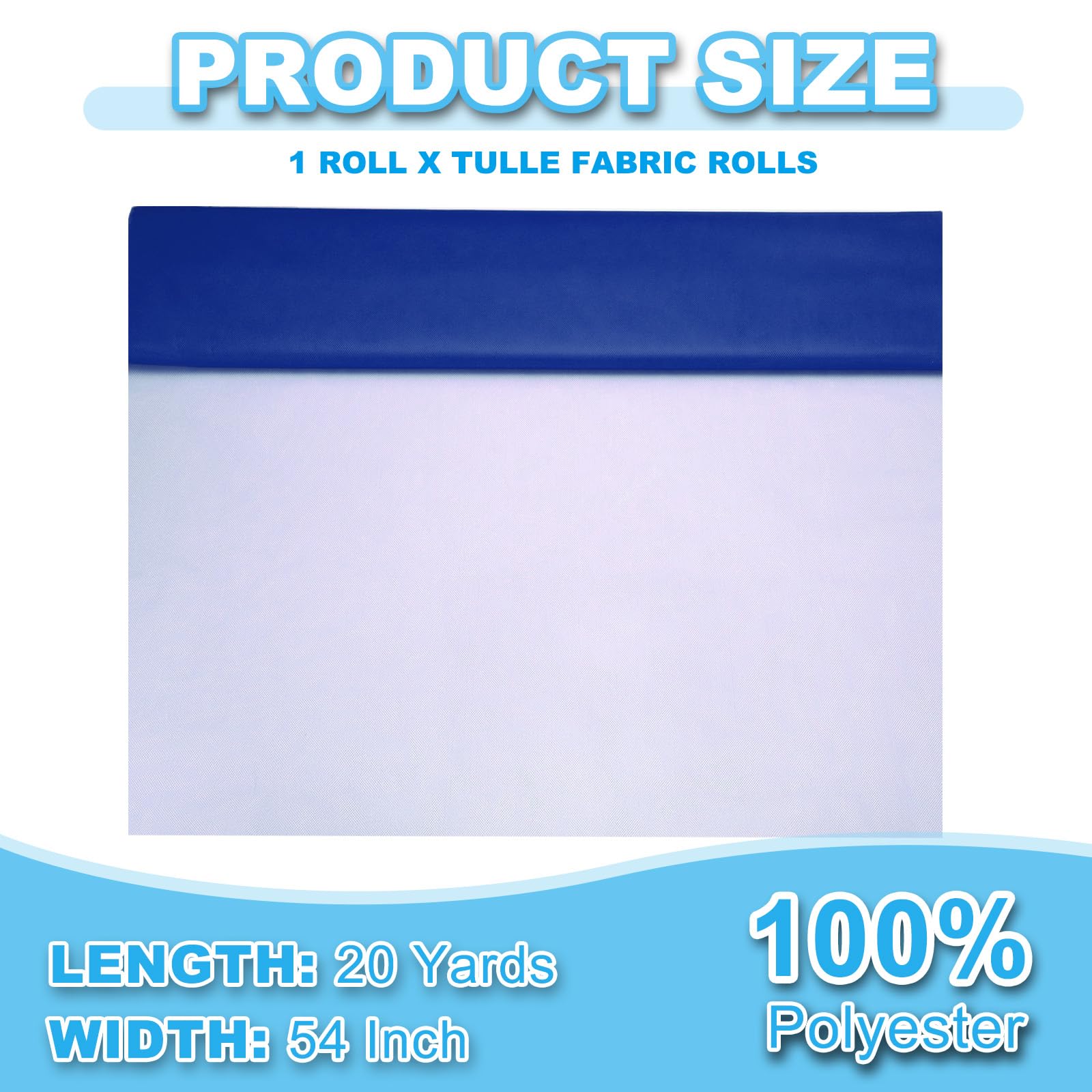 PATIKIL Tulle Fabric Rolls - Image 2