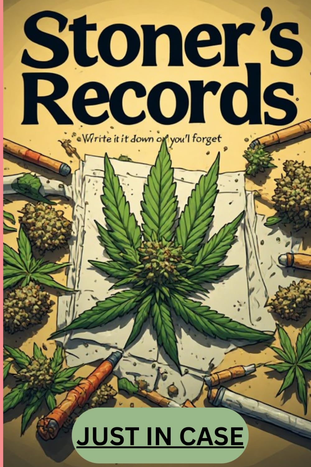 STONER'S RECORDS: JUST IN CASE. WRITE IT DOWN NOTE BOOK FOR THEM FORGETFUL PEOPLE