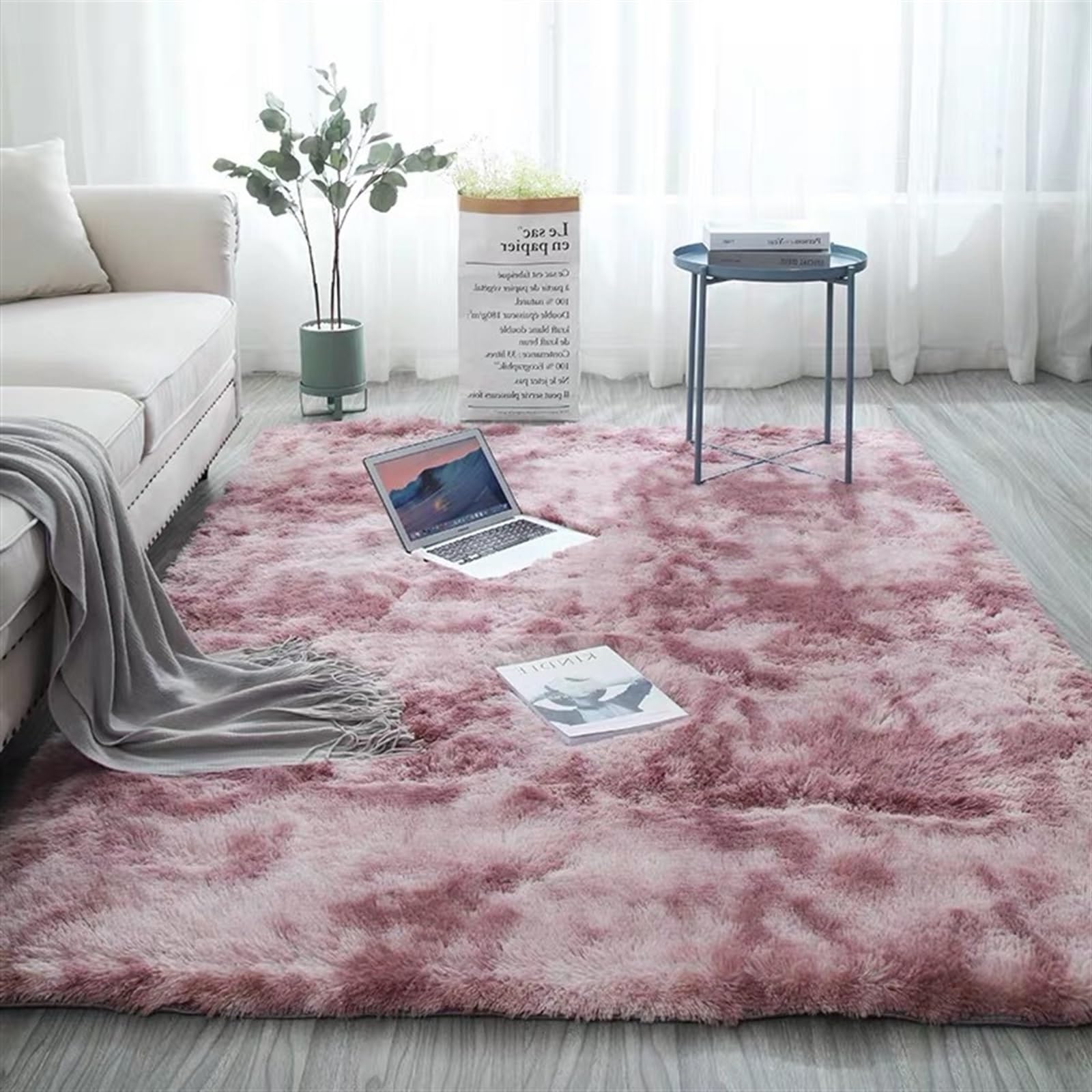 YSPZDQ Fluffy Soft Rugs for Living Room, Thermal Shaggy Washable Rug, Comfortable Floor Mat for Home Decor, Carpets for Living Room, Bedroom, Sofa Chair, College Dorm(Y,200 x 250 cm)