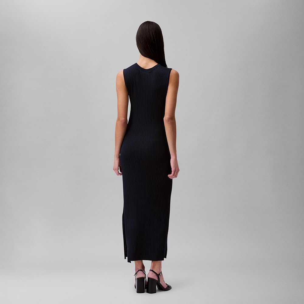 calvin klein cotton maxi dress Shine Halterneck Maxi Dress