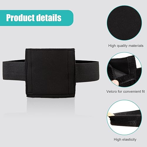 Miniatura 3 de Cinturón de soporte de tubo G transpirable, cinturón de diálisis peritoneal, tubo de alimentación de esponja cuadrado grande, gastrostomía J peg,