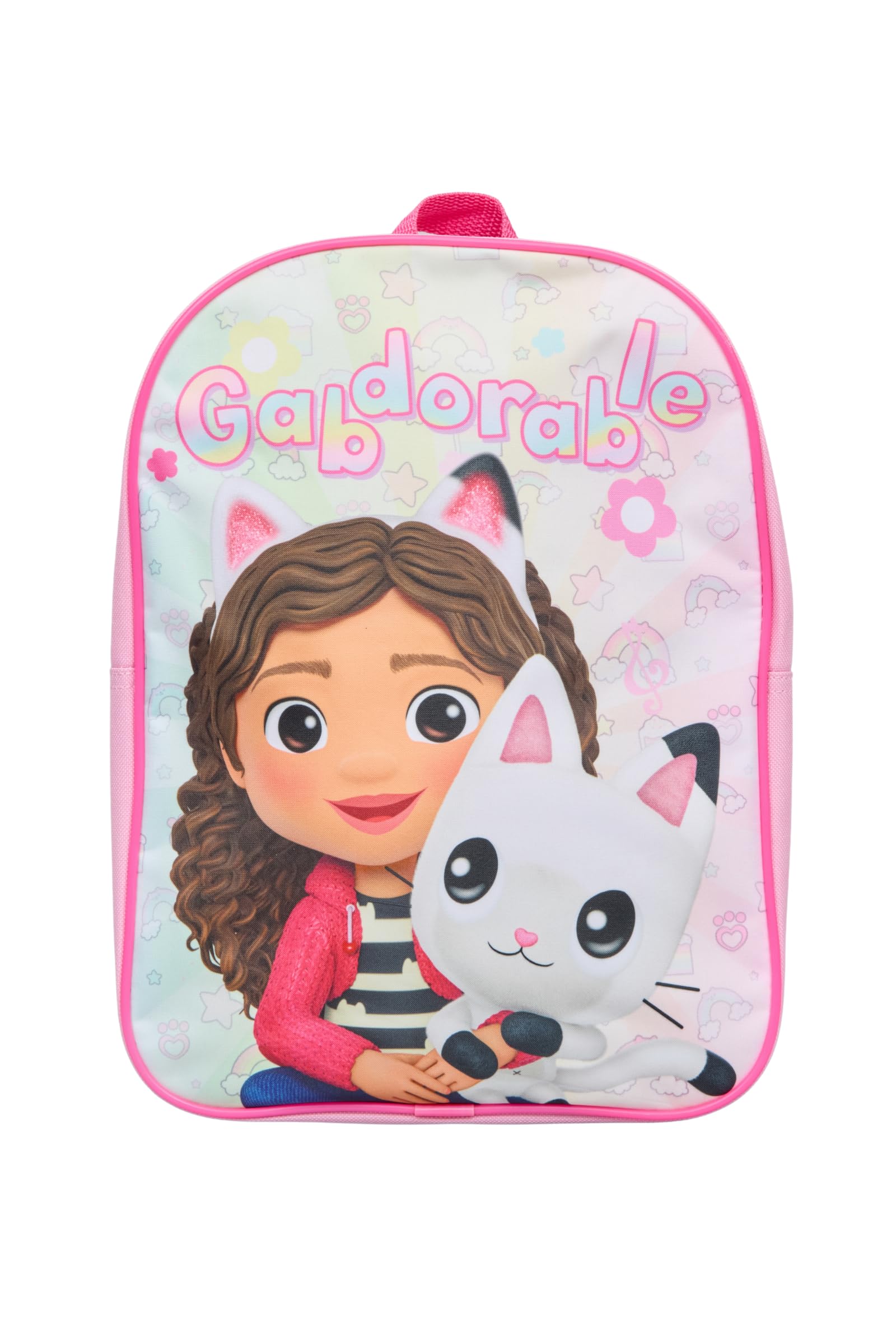 Gabby’s Dollhouse Girls Backpack – Travel Preschool Nursery Kids School Bag with Adjustable Straps