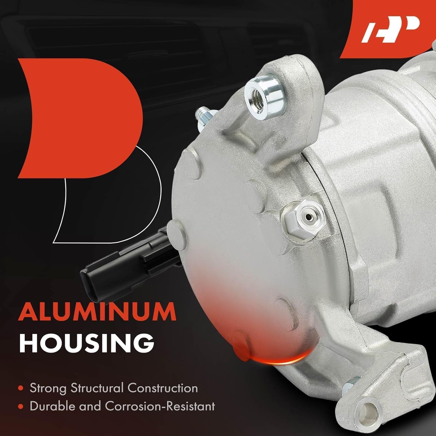 A-Premium Air Conditioner AC Compressor with Clutch Compatible with Dodge Ram 1500 2500 3500 5.7 2003-2008, Ram 4000 5.7 2005-2008