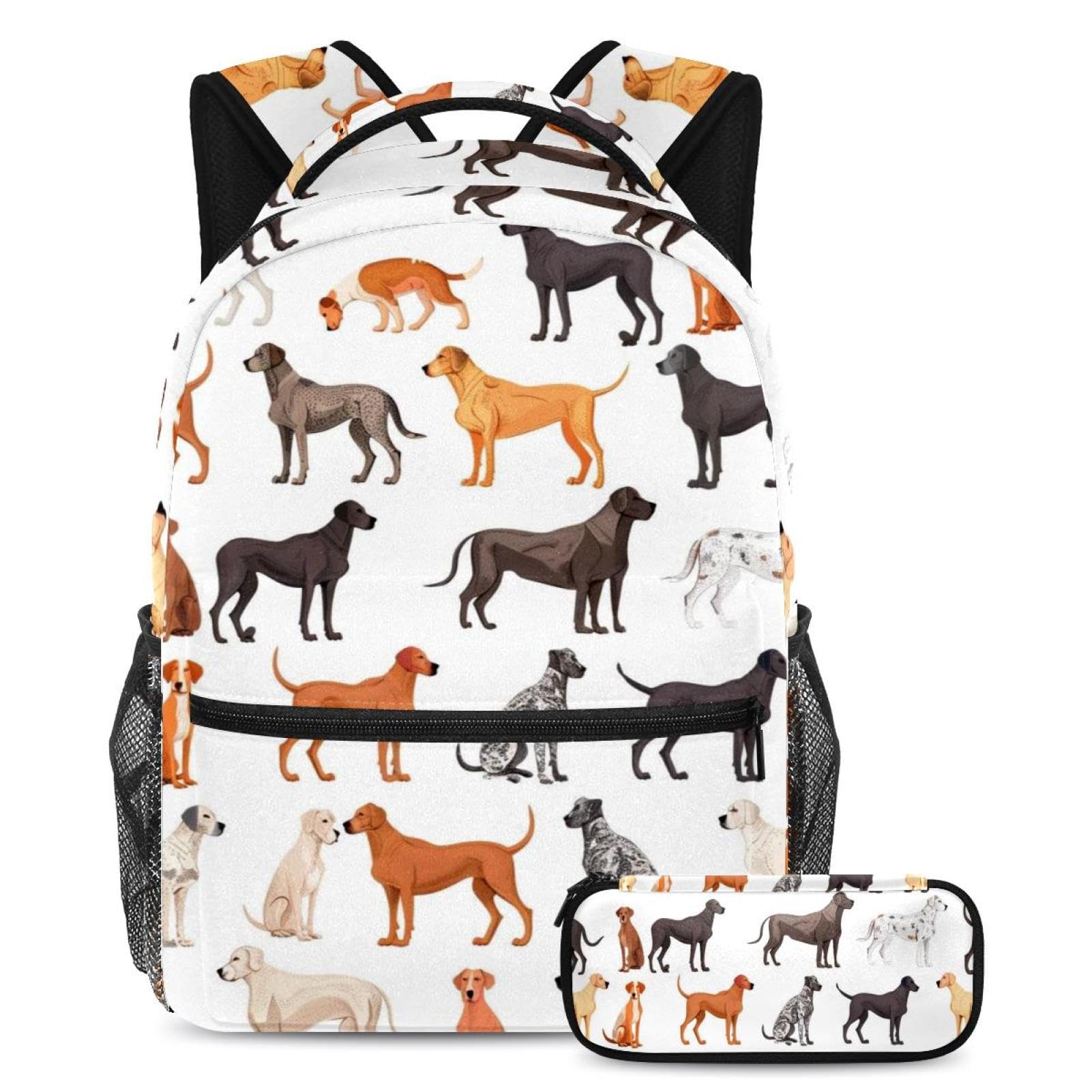 Sac à dos polyvalent réglable avec caniche amusant contre le mal de dos - 7