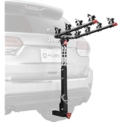Porta Bicicleta Para Auto Es Legal Allen Sports Portabicicletas Deluxe para 4 Bicicletas montado en Enganche de Bloqueo, Modelo 542QR, Negro