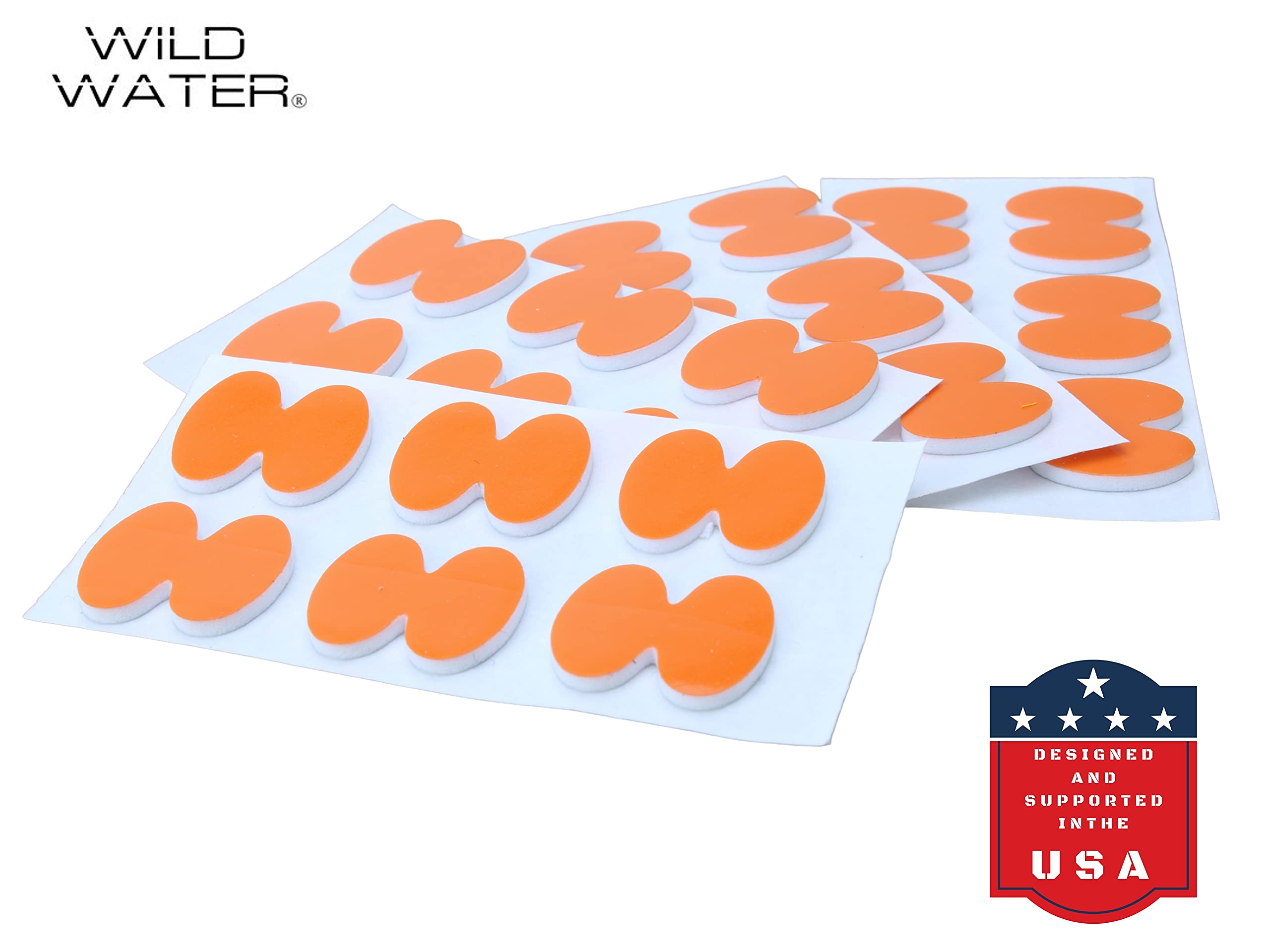 Wild Water Fly Fishing Stick-On Strike Indicators, Package of 24