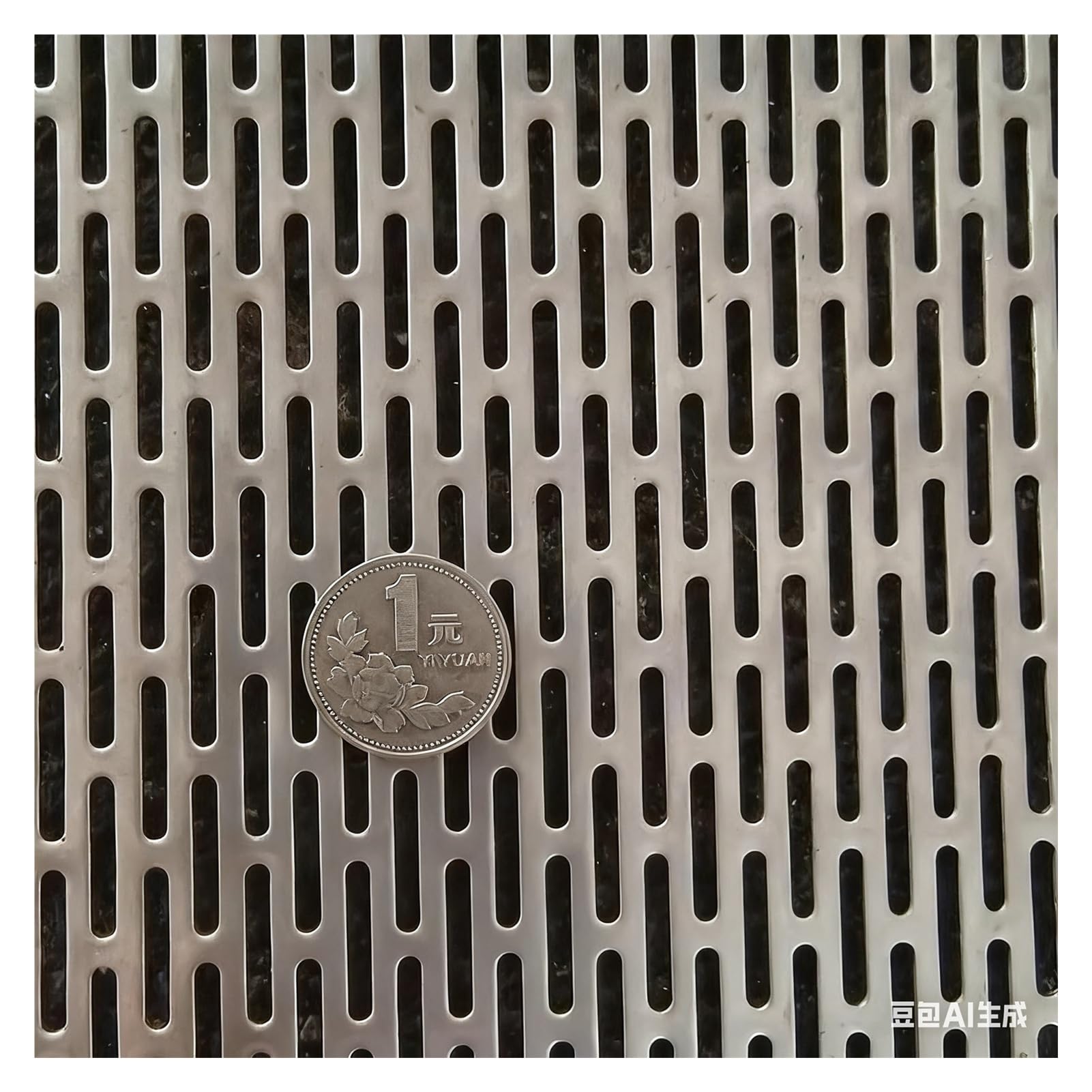 304 INOX Acier Perforé Tôle, Plaque Perforée en Métal Tôle Perforée Grille INOX Grillage Gouttiere pour Ventilation Grill Fumer Thick 1.2mm(0.8mm Thick,30x30cm)