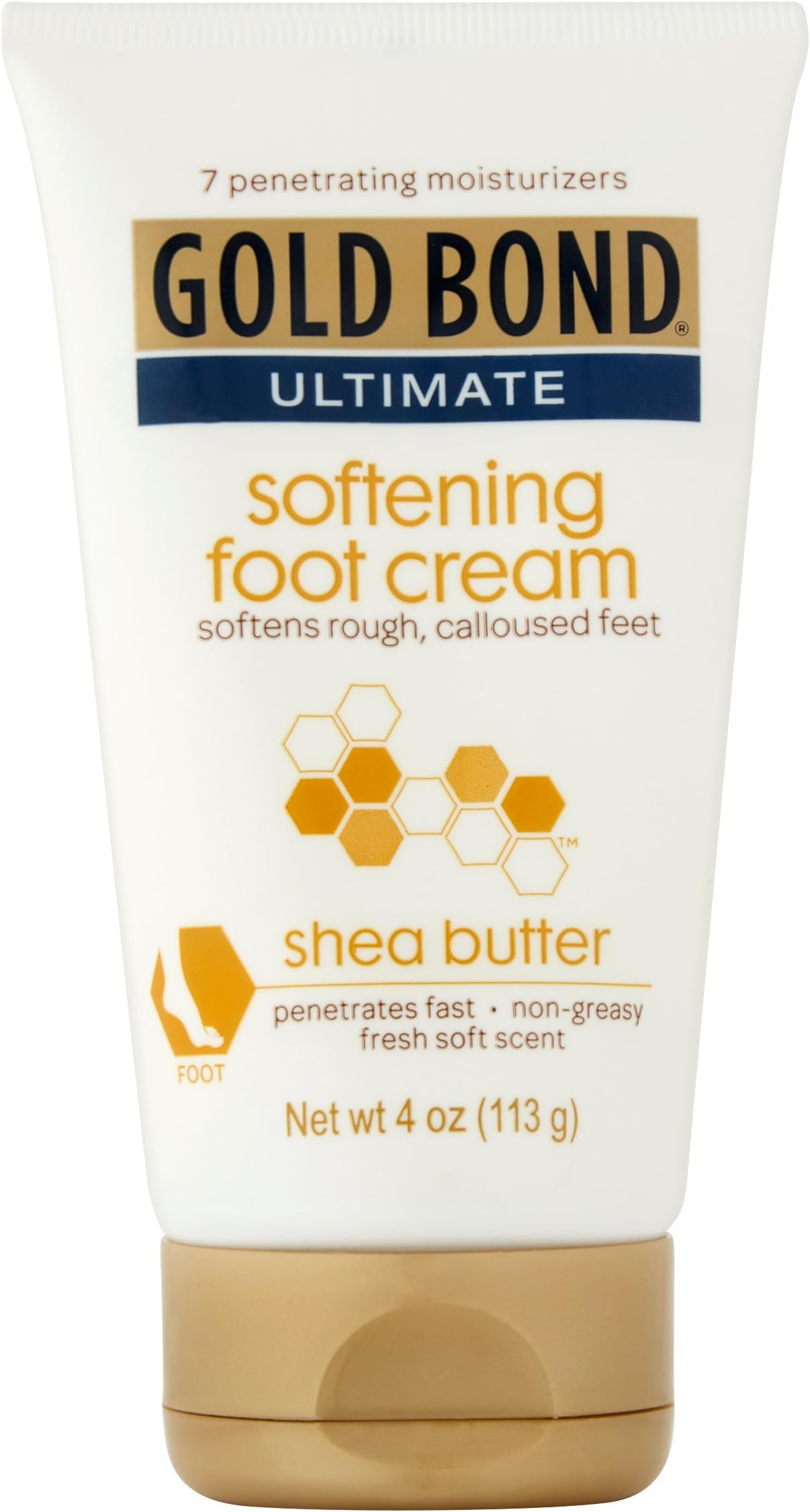 Gold Bond Ultimate Softening Foot Cream With Shea Butter - 4 Ounce Pack of 3