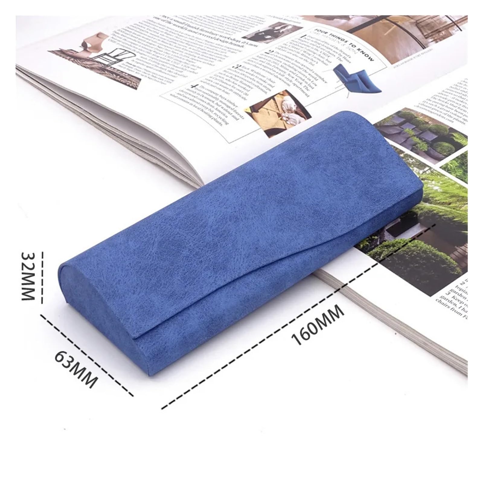 Custodia Occhiali Rigida Custodia rigida for occhiali for da donna for uomo for pieghevole in pelle PU anti-estrusione portatile for sole