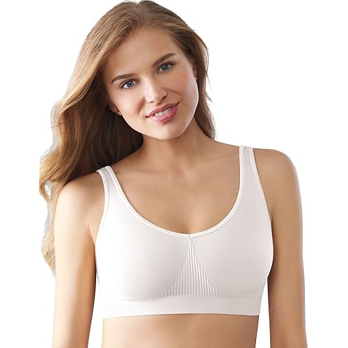 Bali Womens Wireless Bralette Bra, One Smooth U Bras for Women, Seamless Bralettes, No-Bulge, Smoothing, Pullover