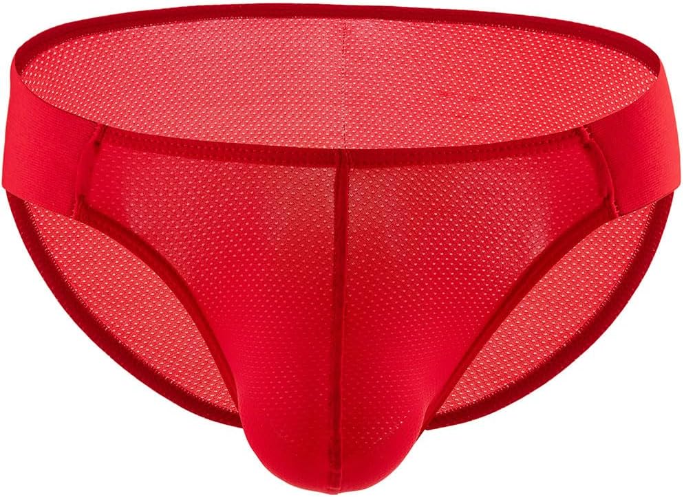 Summer Code Mens Bikini Briefs Soft Breathable Bulge Pouch Underwear Micro Mesh Panties Scrunch Butt Underpants - Image 6