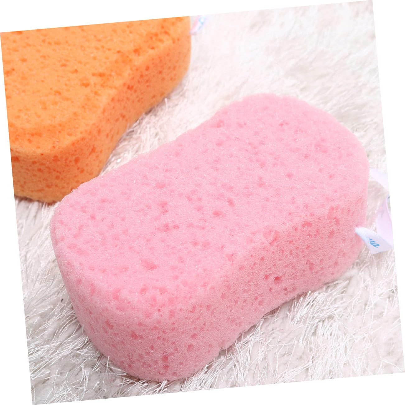 Beavorty 5 Set di Spugne per Doccia Corpo Spugne da Bagno Materiale Misto Sicuro Uso Duraturo Massaggio Delicato Esfoliazione Levigatezza della Pelle della Pelle 5 Pezzi*5