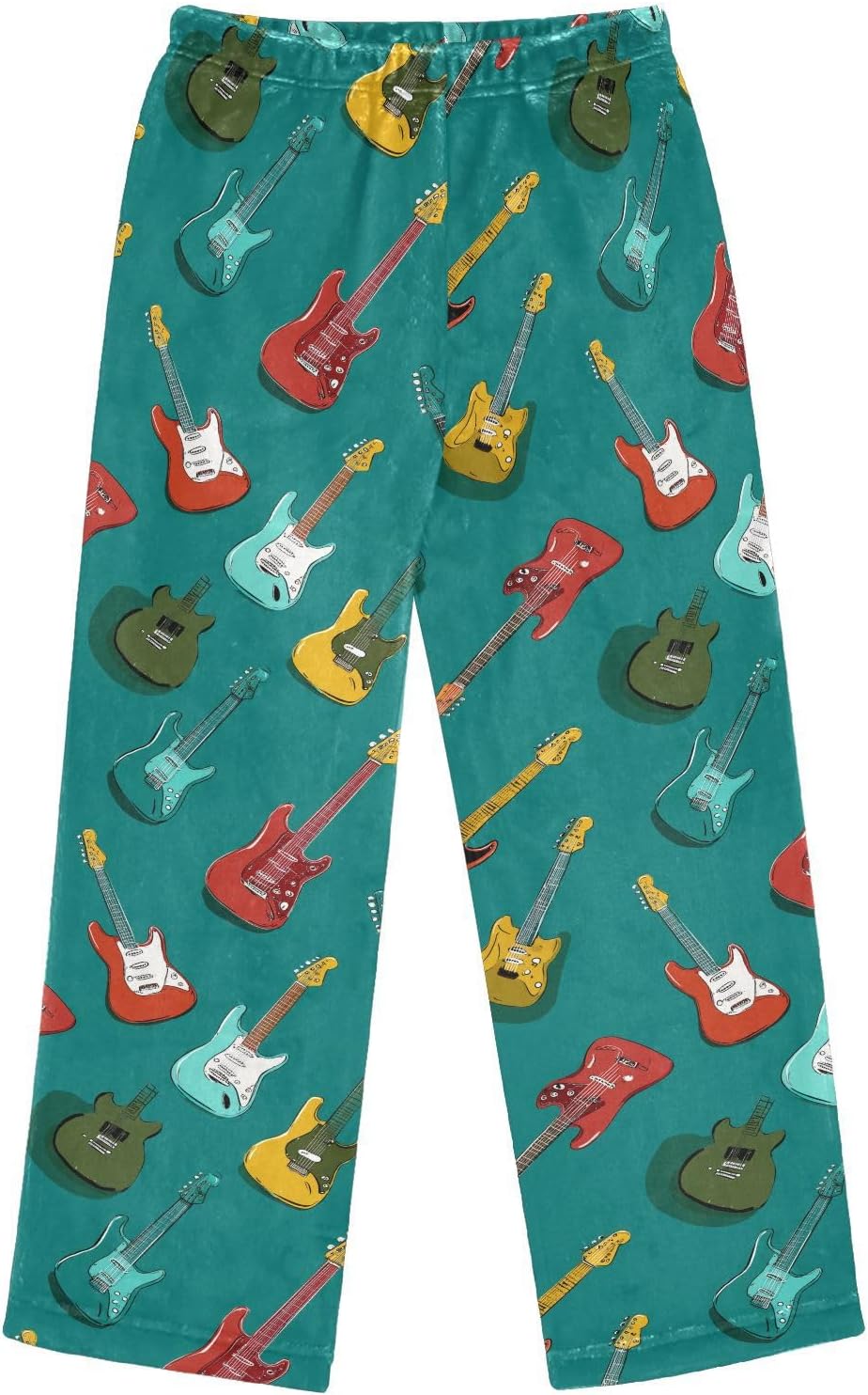 visesunny Rock Music Guitar Grunge Boys Pants for Kids Fleece Bottoms Long Jogger Pants Trousers with Pockets Size 6-14Y