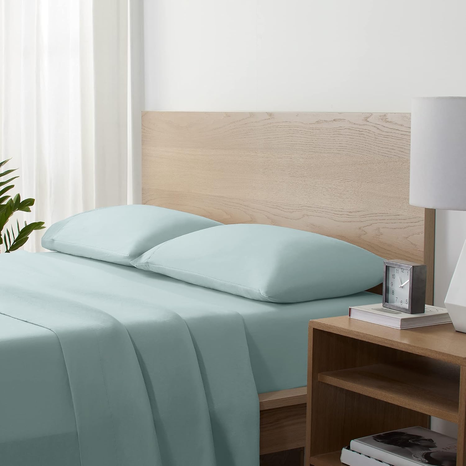 Serta Supersoft Washed Cooling 4 Piece Bed Sheet Set with