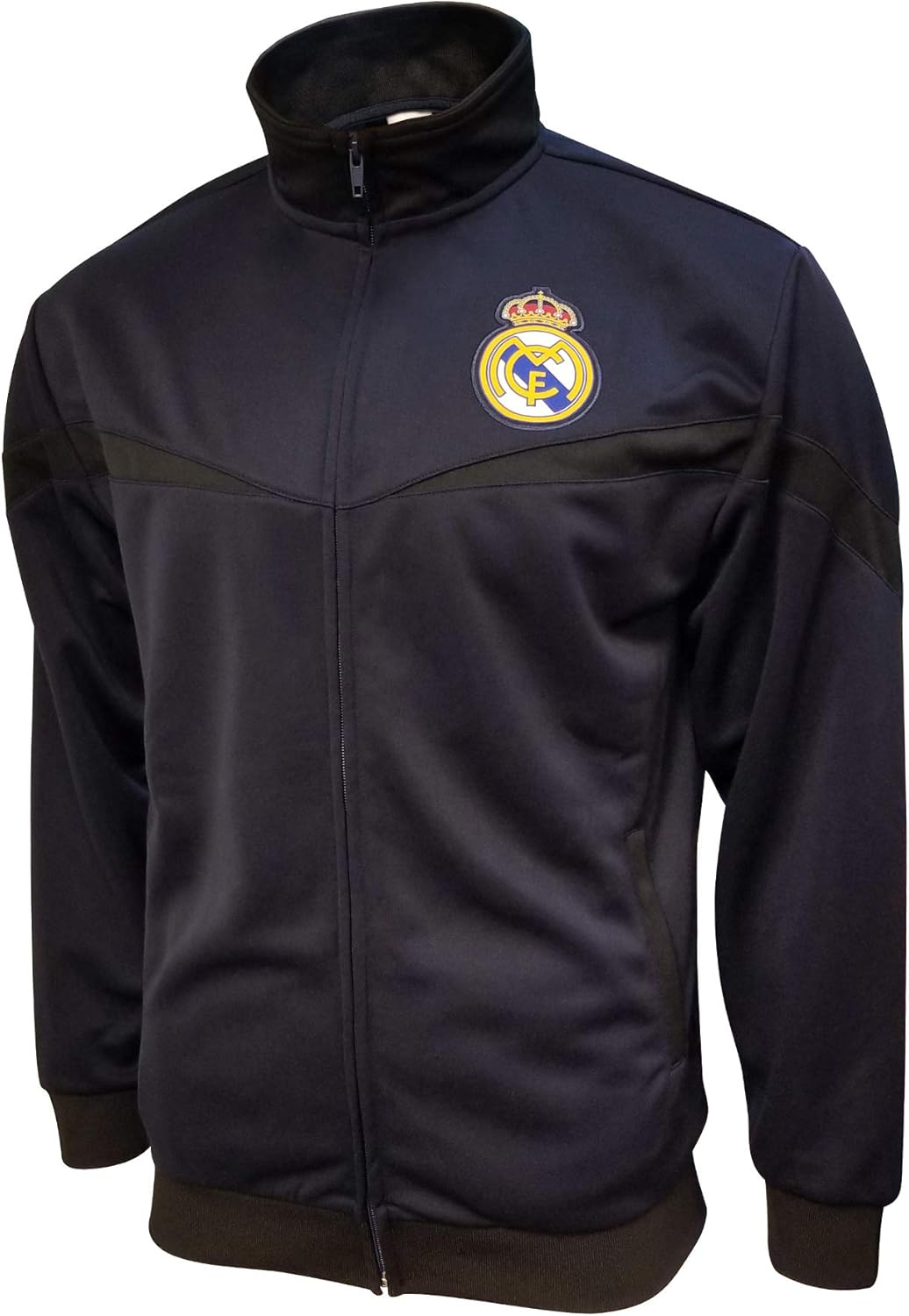 Icon Sports Officially Licensed Real Madrid CF Track Jacket - Unisex Adult