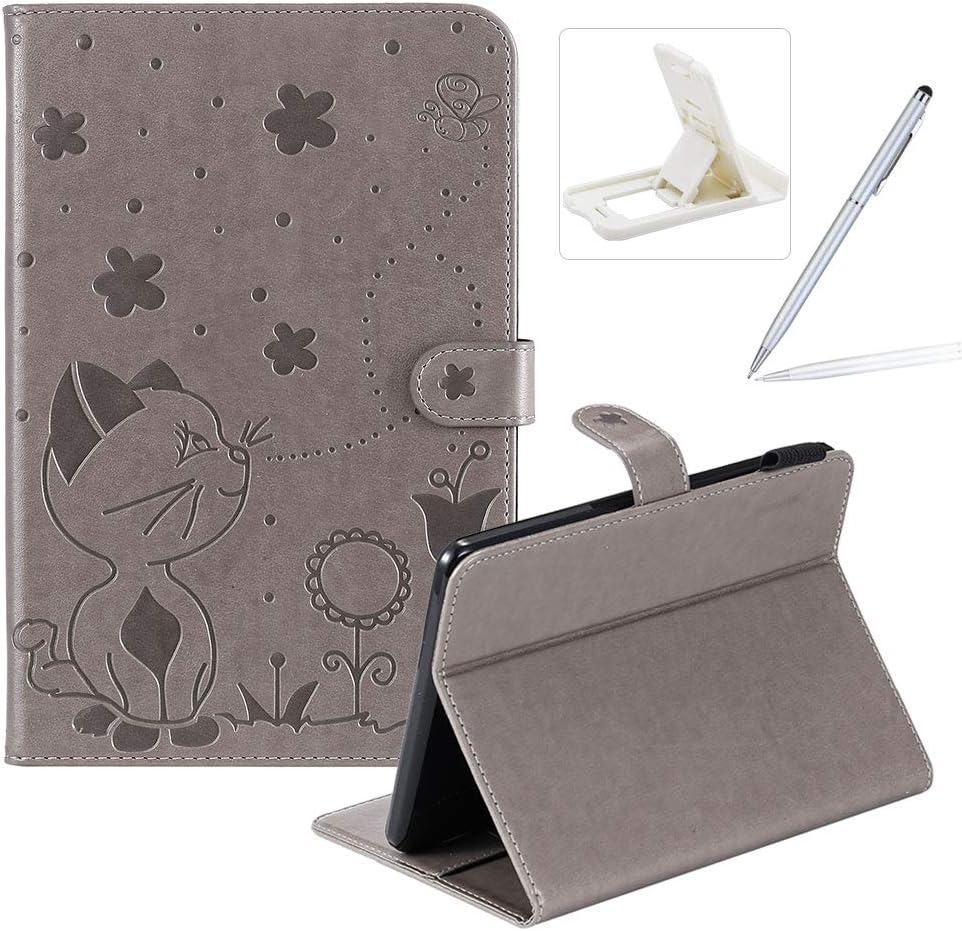 Herzzer Wallet Flip Casse for All-New  Kindle Paperwhite 1/2/3/4 6.0 inch,Cute Cat Bee Floral Embossed PU Leather Folio Stand Case with Auto Wake Sleep Smart Magnetic Cover,Orange : Musical Instruments