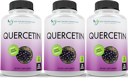 Miniatura 9 de Quercetina 1000 mg por porción  Suplemento vitamínico para apoyar la salud cardiovascular, respuesta inmune y antiinflamatorio, (vegano  sin OMG)