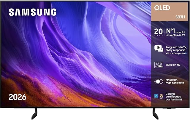 Samsung OLED S83H 65" 4K Smart TV Pantalla sin Reflejos