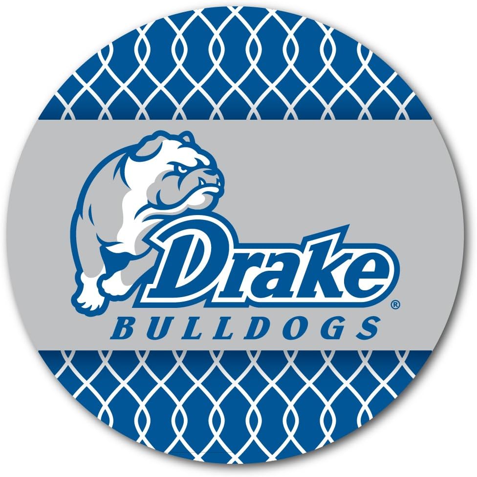 VictoryStore Coasters - Drake University Coaster Set, Patterned Design, Set of 4