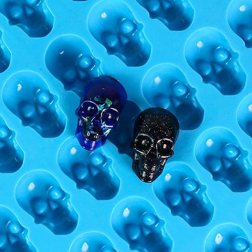 Miniatura 7 de Moldes de gomitas, paquete de 2 moldes de silicona de 40 cavidades con cuentagotas para gomitas, dulces, gelatina, chocolate, cera derretida,