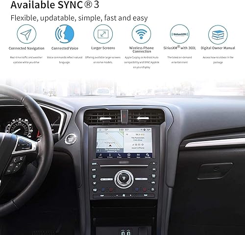 Miniatura 9 de SYNC 2 a SYNC 3 Kits de actualización para Ford Explorer módulo de interfaz inalámbrico Carplay SYNC 34 Módulo APIM de pantalla táctil capacitiva de