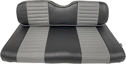 Vista 29 de Huskey - 4 fundas de asiento delantero/trasero de carrito de golf para modelos Club Car Precedent 2004 en adelante a gas y eléctricos, ajuste Negro