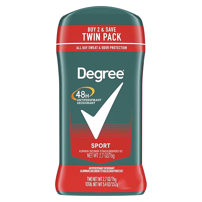 Degree Men Antitranspirante Deodorante Sport Paquete 2 unidades 2.7 oz cada miniatura 2