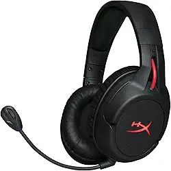 HyperX Gaming Headset Cloud Flight Wireless, microfone removível com cancelamento de ruído