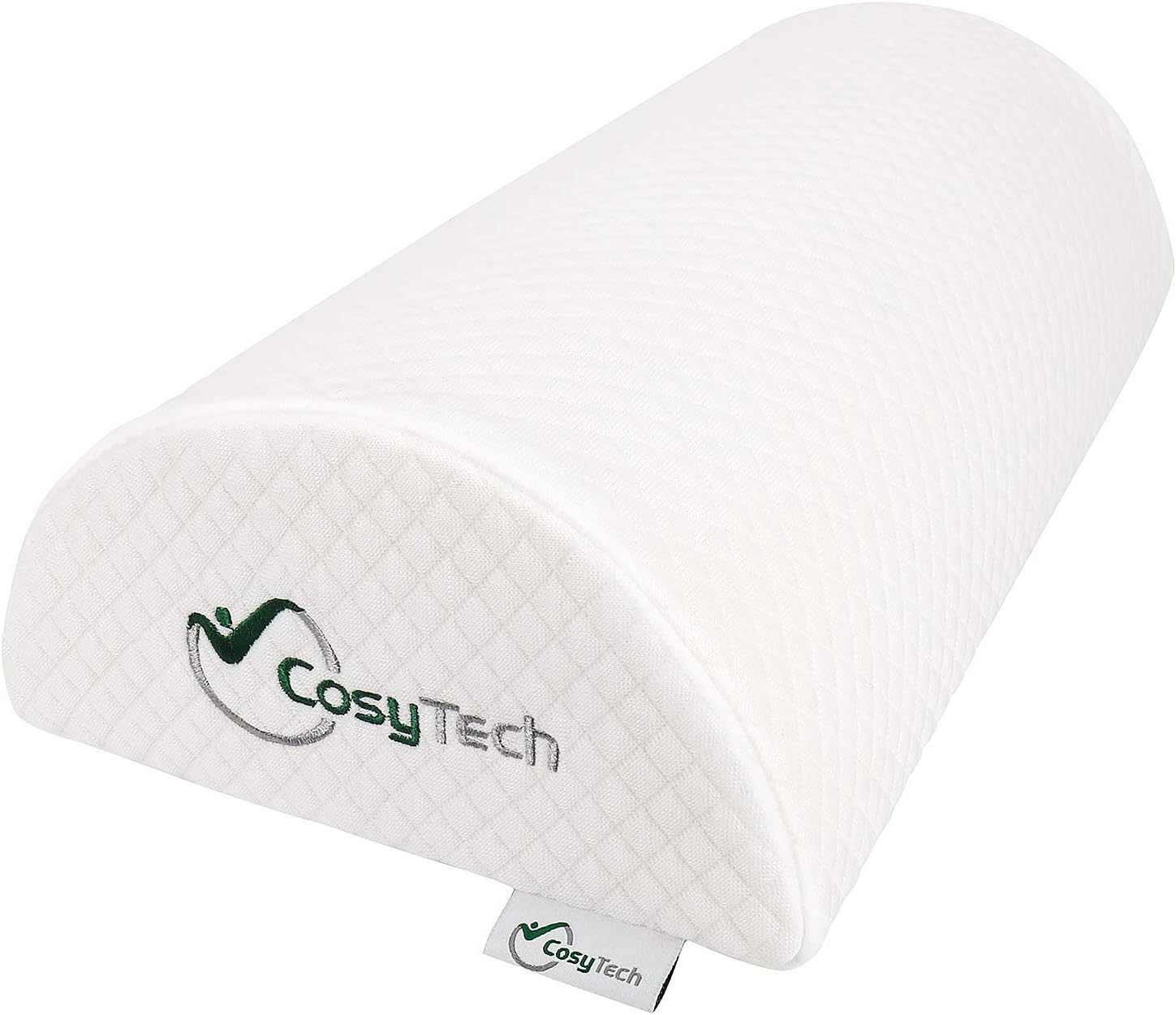 CosyTech Knee Pillow - Leg Pillow - Bolster Pillow for Legs - Sciatica Pain Relief Pillow - Premium Memory Foam Half Moon Pillow - Knee Pillow for Side Sleepers - Leg Pillows for Sleeping……
