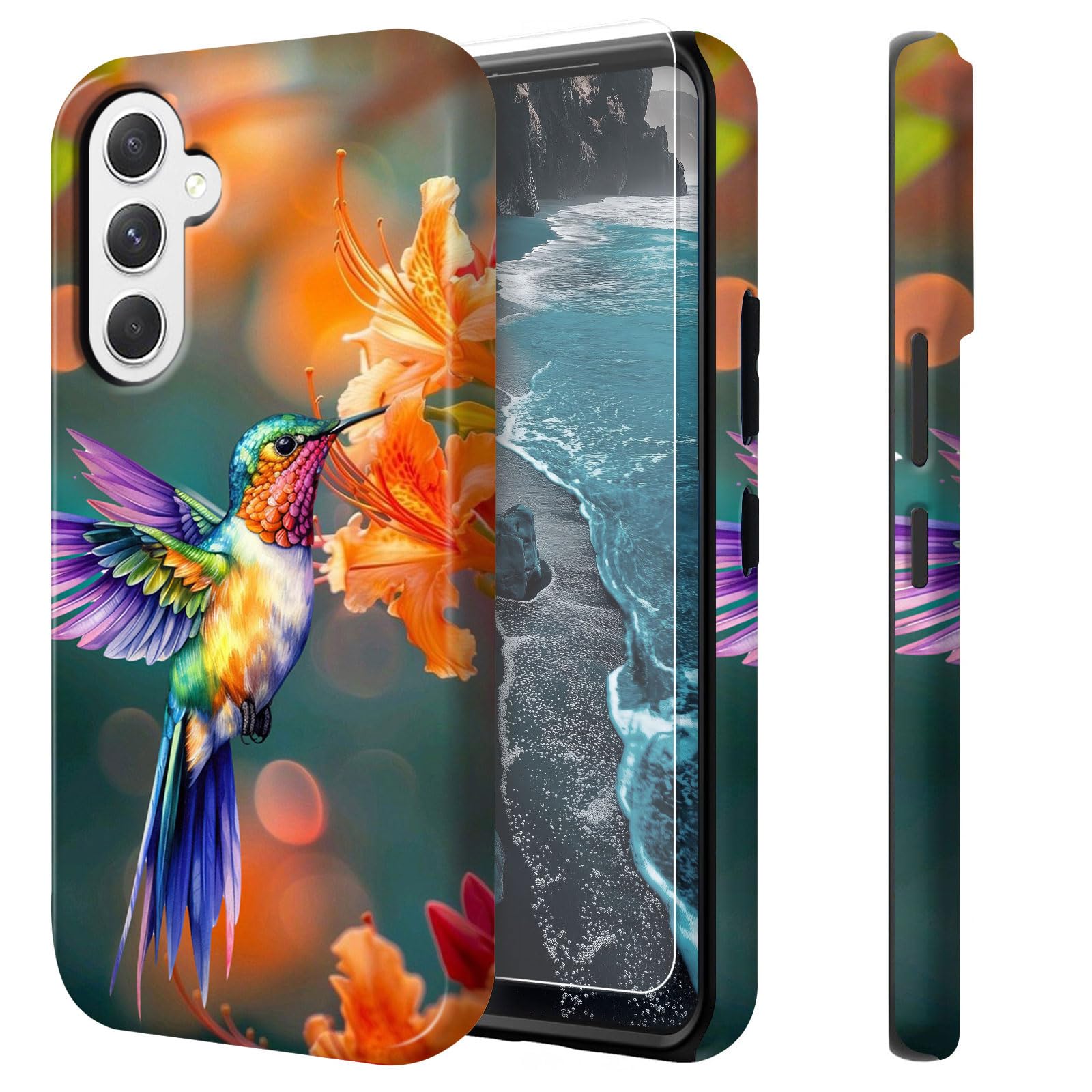 Coque Samsung Galaxy S25 Plus robuste double couche avec protection écran - 8