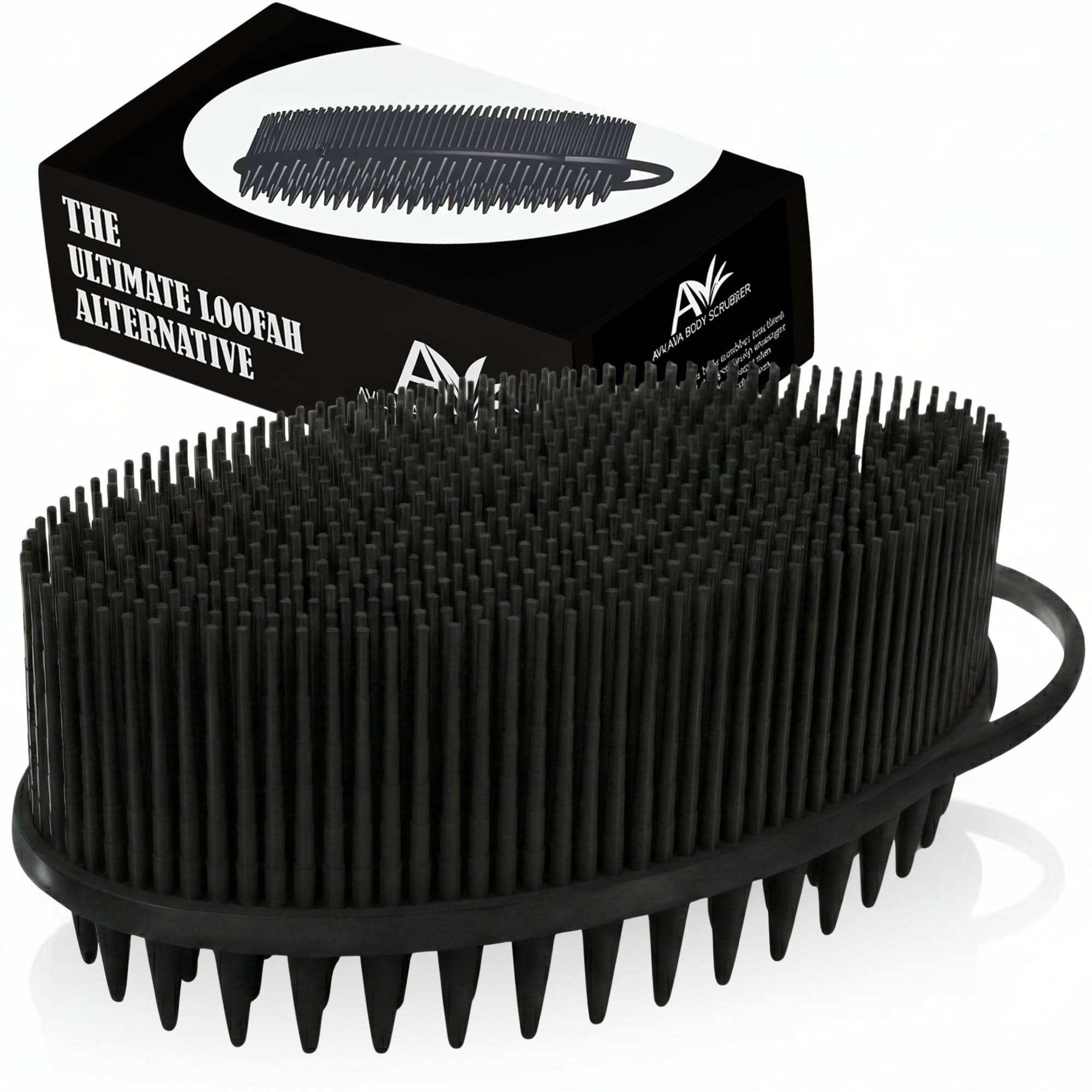 Avilana Premium Scalp Massager Shampoo Brush - 8 Years Trusted Since 2017 - SGS Certified Silicone Scrubber, Soft Bristles All Hair Types, Gentle Scalp Exfoliation Hair Care Women Men Color Treated