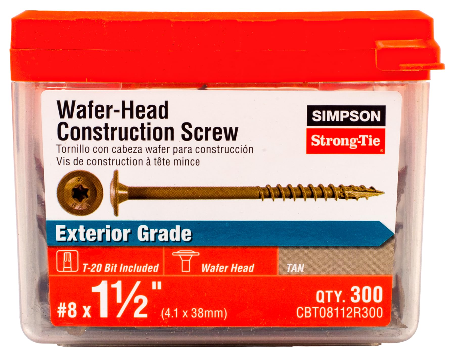 ugさん　専用　シンプソン Amazon.com: Simpson Strong-Tie CBT08112R300 Wafer-Head