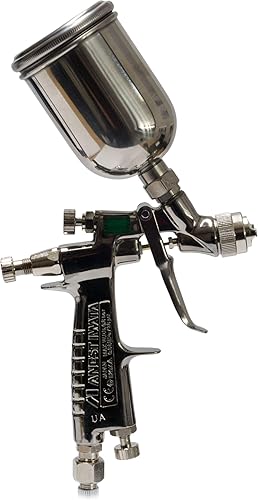 Miniatura 4 de Iwata - Medea Eclipse HP G3 Pistola de aerógrafo con agarre de pistola / alimentación por gravedad fija de doble acción