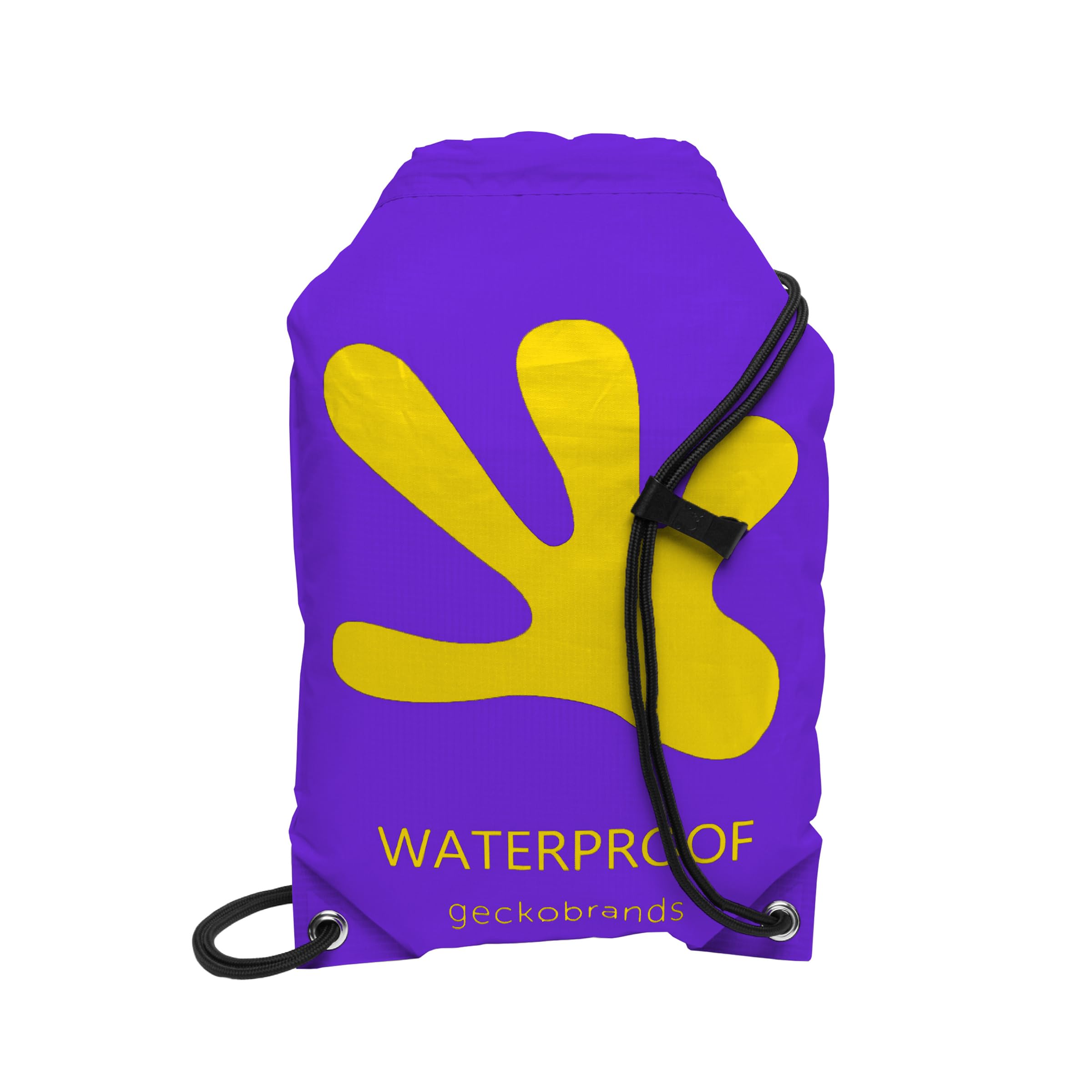 geckobrands Embark 10L Drawstring Backpack – Waterproof, Lightweight Dry Bag for Beach, Hiking, and Light Water Activities