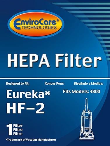 Miniatura 2 de EnviroCare Juego de filtros HEPA de repuesto para aspiradora diseñado para adaptarse a filtros Eureka HF-2 y filtros 70082