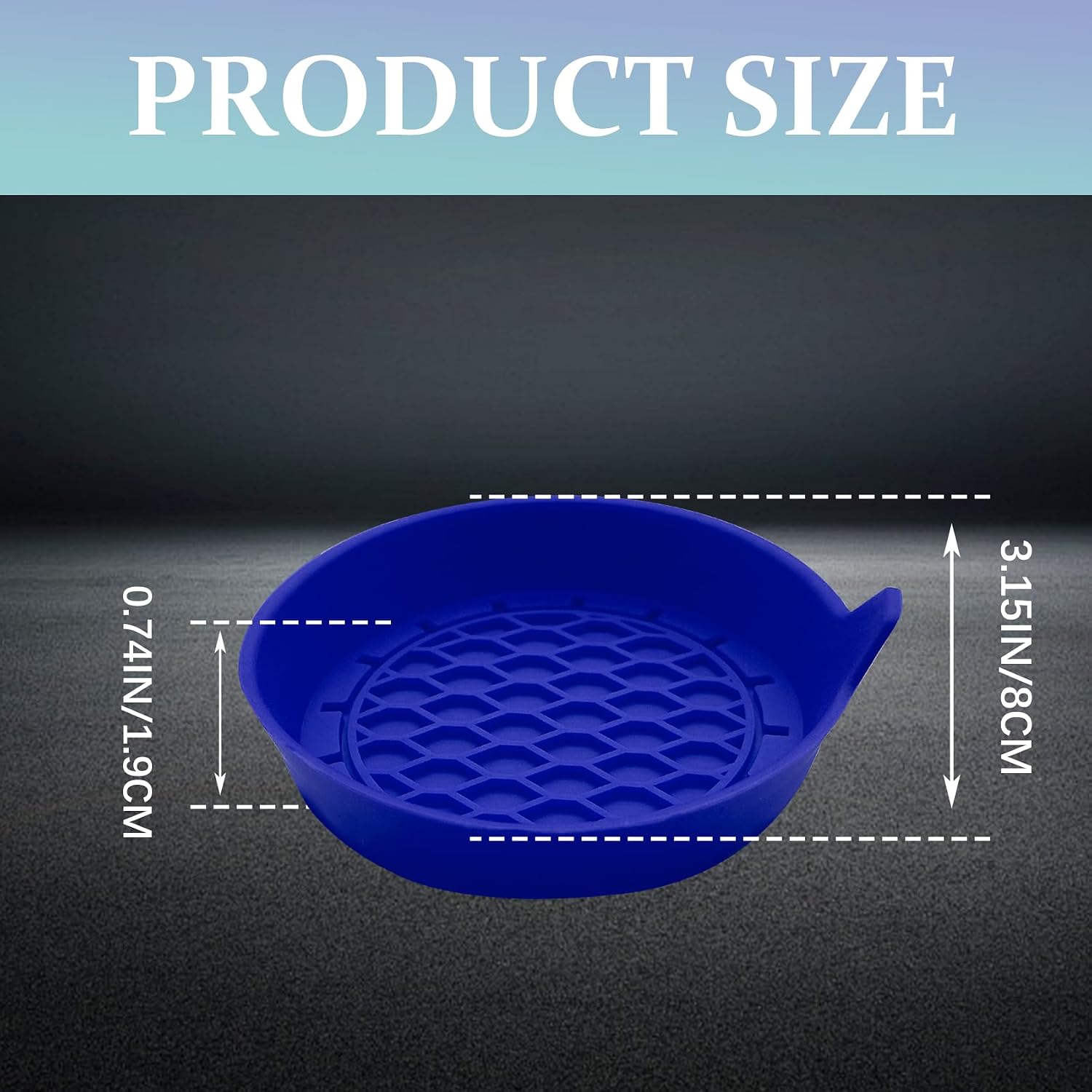 Silicone Car Cup Holder Insert,4 Pack Non Slip Cup Holder Coasters for Cars,Spill Resistant Cup Holder Liner Protector,Vehicle Cup Holder Mats for SUV Sedan Truck Car Interior Accessories（Blue）